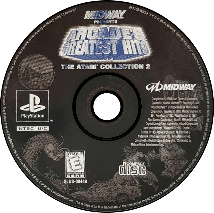 Arcade's Greatest Hits Midway Collection 2 media 5 for Playstation
